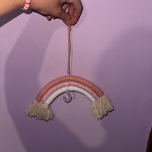 Rainbow key chain decor
